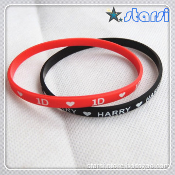 Custom Logo Beautiful Silicone Bracelet Promotions (XSH)